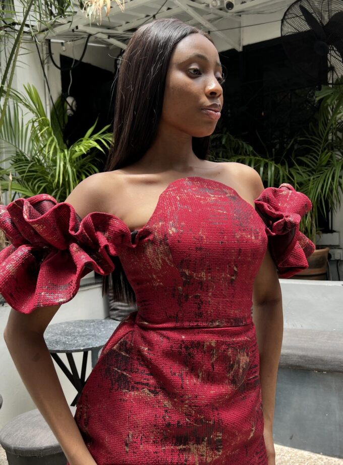 LEAH BLOUSE X OHEMA SKIRT