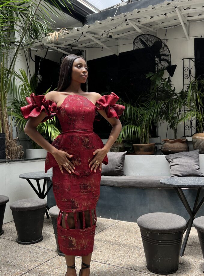 LEAH BLOUSE X OHEMA SKIRT