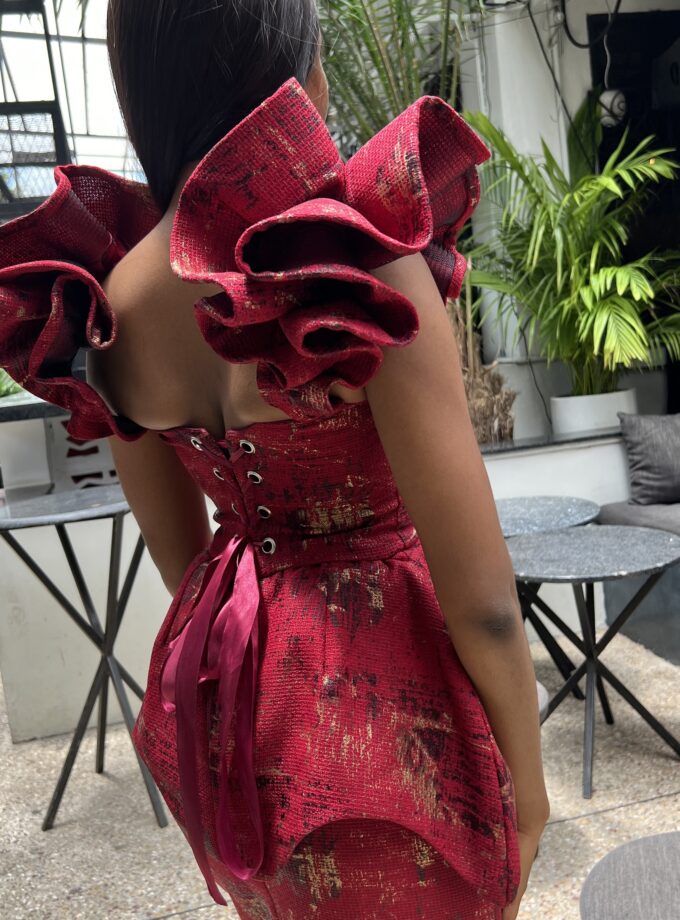 LEAH BLOUSE X OHEMA SKIRT