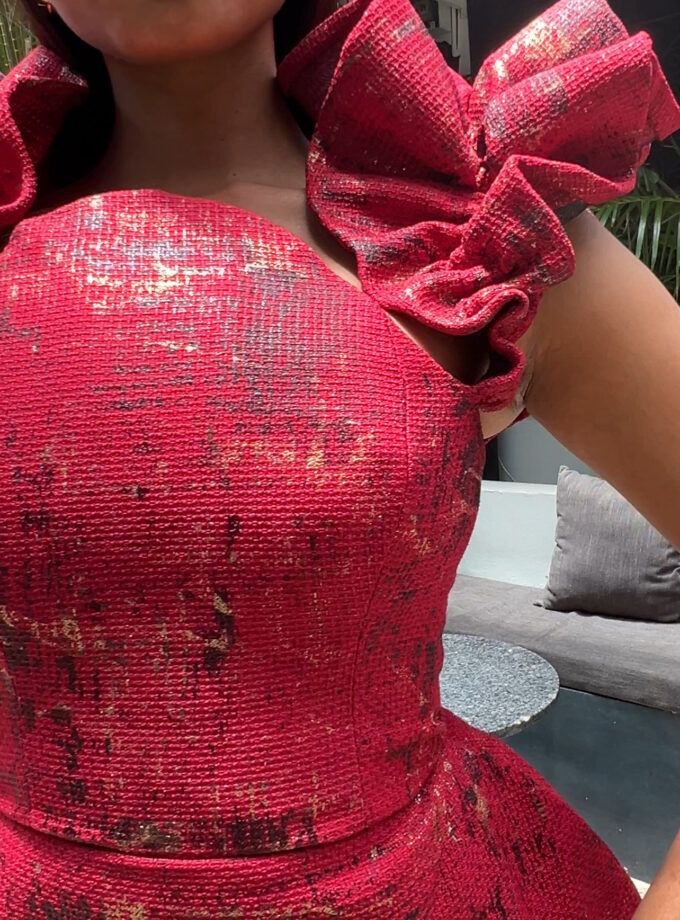 LEAH BLOUSE X OHEMA SKIRT