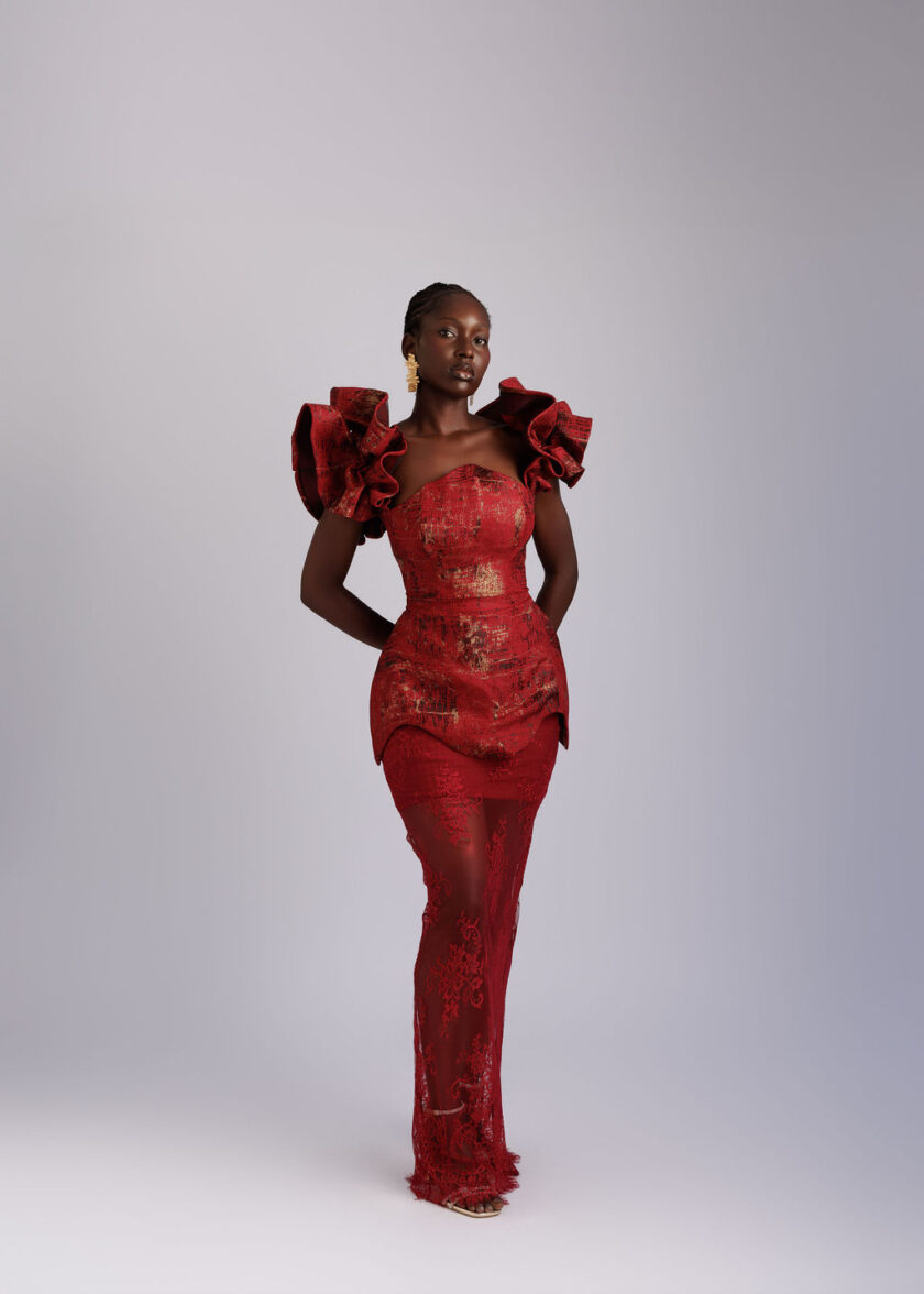 LEAH SET - Burgundy - Image 5