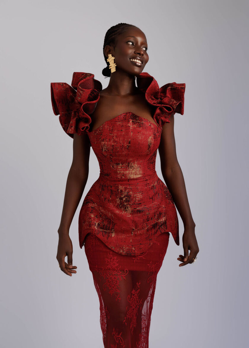 LEAH SET - Burgundy - Image 2