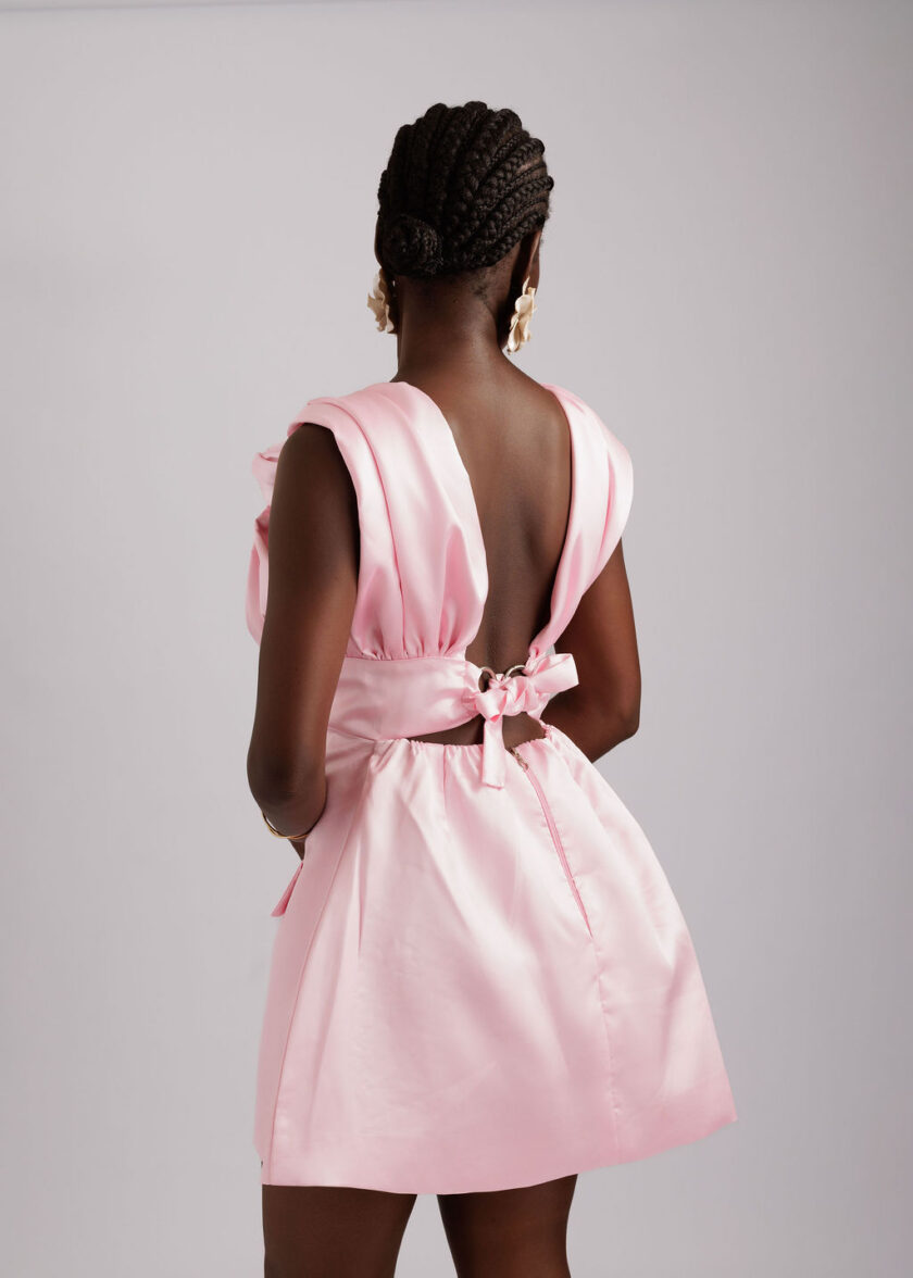 KAIA DRESS - Baby pink - Image 5