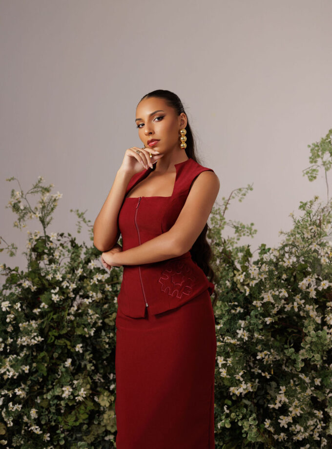 The Audrey Set - Burgundy