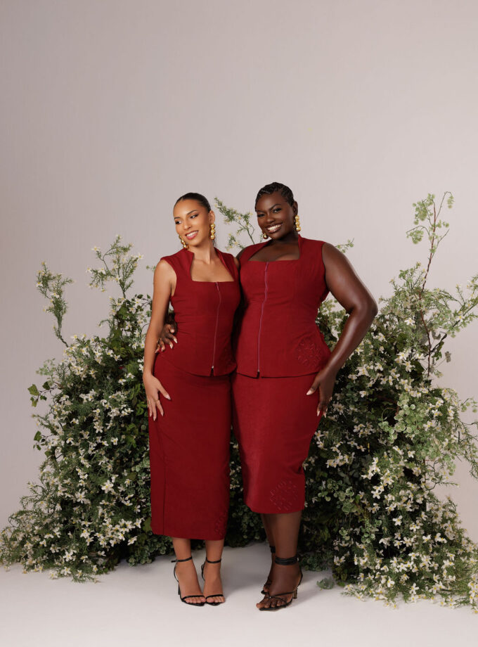 The Audrey Set - Burgundy