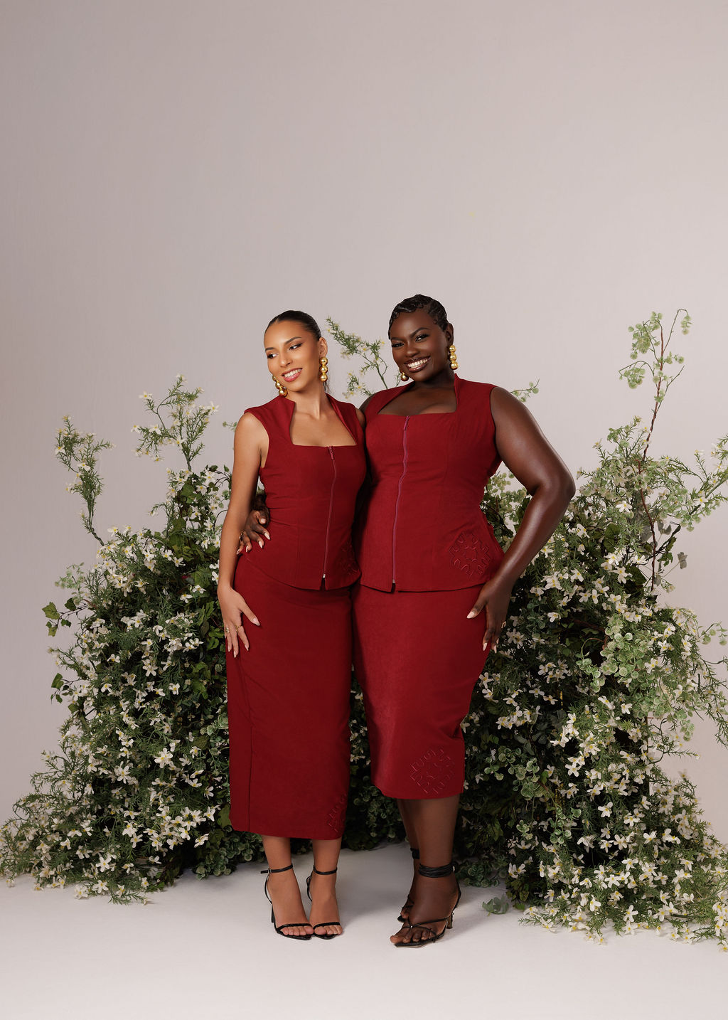 The Audrey Set - Burgundy - Image 7