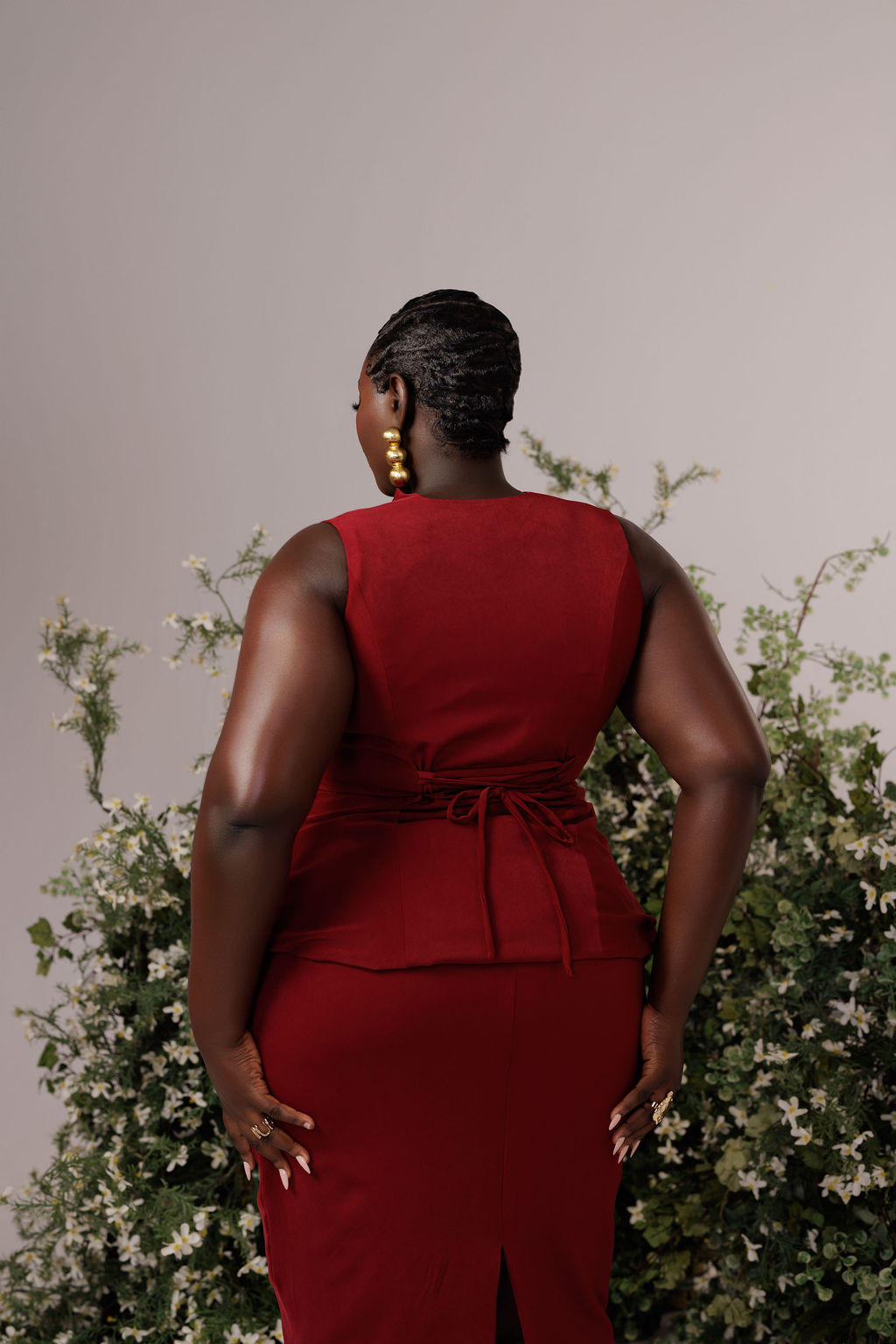 The Audrey Set - Burgundy - Image 4