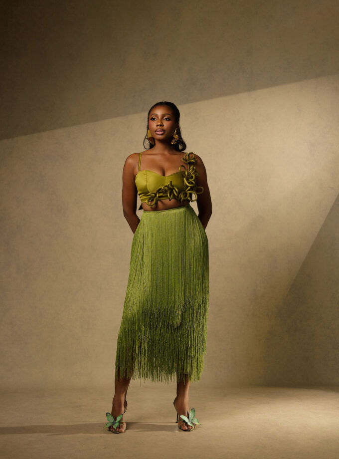Gardenia Fringe Set